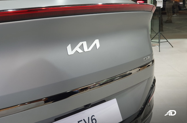 2023 Kia EV6 Philippines Rear Kia Badge