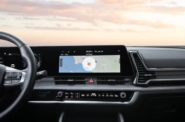 2023 Kia Sportage PHEV Interior Infotainment System 