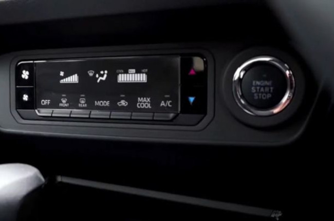 2023 Toyota Wigo Interior AC Controls 