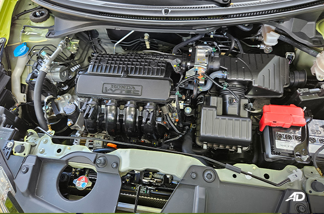 2024 Honda Brio RS 1.2-liter engine 