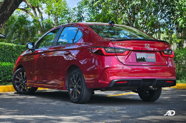 2024 Honda City RS Exterior Rear Quarter 
