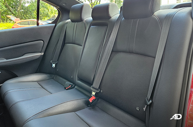 2024 Honda City RS Rear Seats 