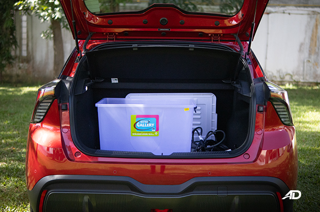 2024 MG 4 EV Rear Cargo Space 