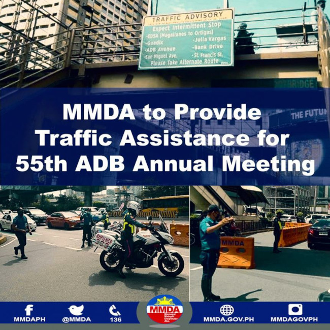 55th ADB Annual Meeting - MMDA Traffic Advisory