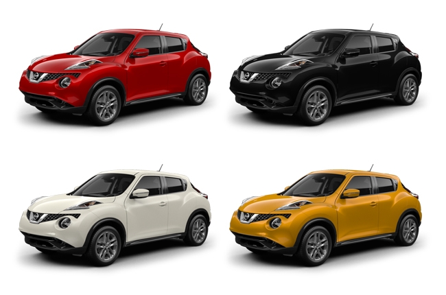 Nissan Juke Colour Guide