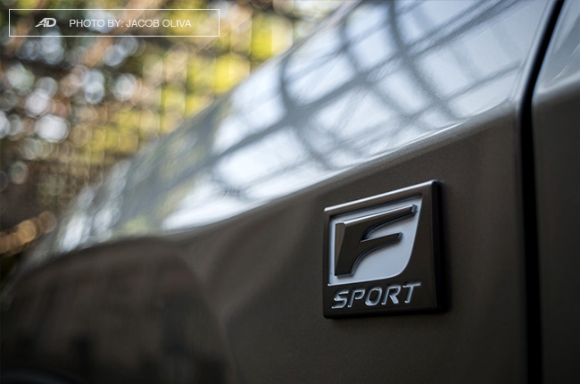 2018 Lexus RX 350 F Sport badge exclusive