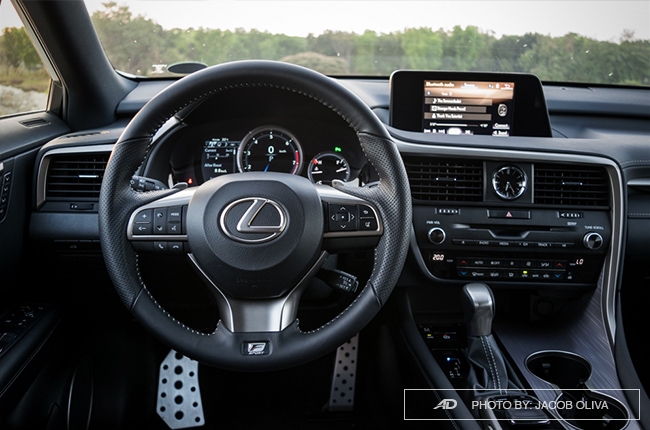 2018 Lexus RX 350 F Sport steering wheel