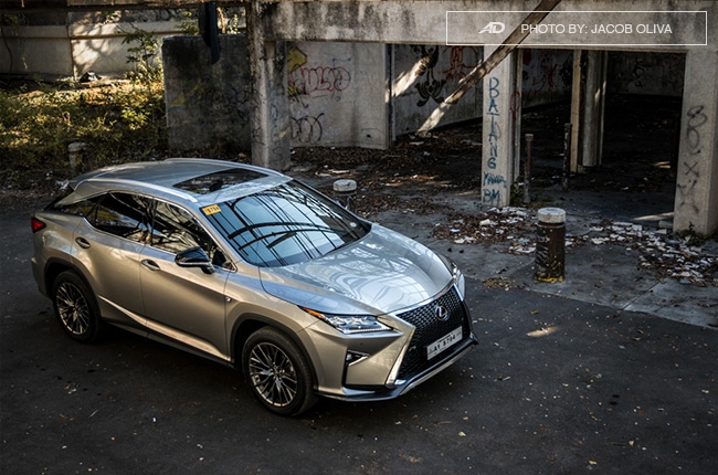 2018 Lexus RX 350 F Sport top view