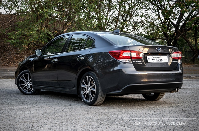 2018 Subaru Impreza rear quarter