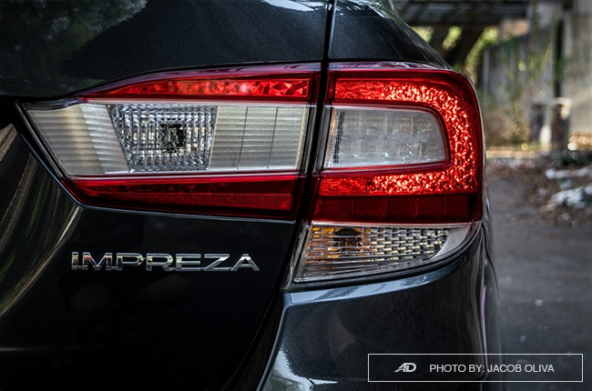 2018 Subaru Impreza taillights