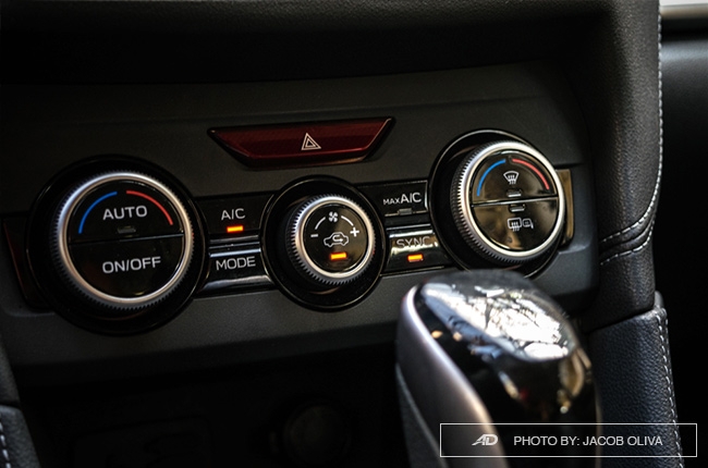 2018 Subaru Impreza air conditioning