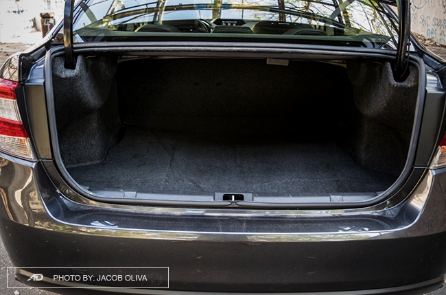 2018 Subaru Impreza trunk