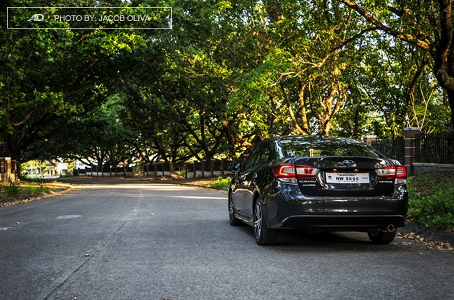 2018 Subaru Impreza rear shot