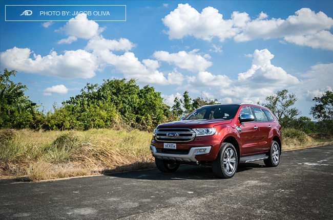2018 ford everest 3.2 titanium+ road shot