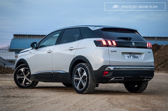 2018 Peugeot 3008 Diesel rear quarter