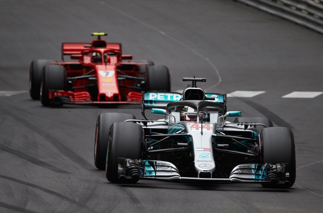 2018 Formula 1 Monaco Grand Prix Mercedes-AMG Ferrari