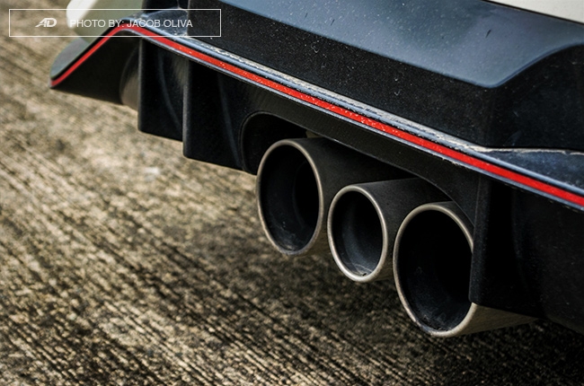 2018 Honda Civic Type R Philippines triple exhaust pipes