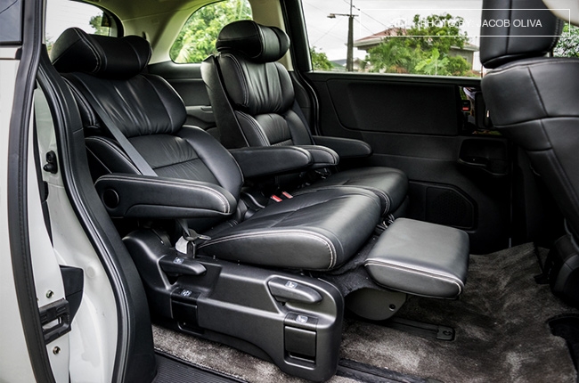 2018 Honda Odyssey Philippines review captain seats reclined