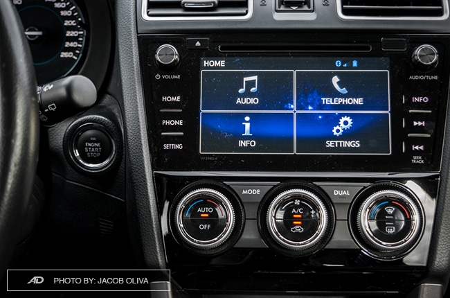 Subaru Forester XT touchscreen infotainment