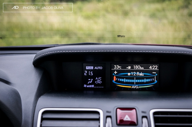 Subaru Forester XT multi-information display