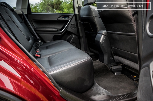 Subaru Forester XT rear legroom