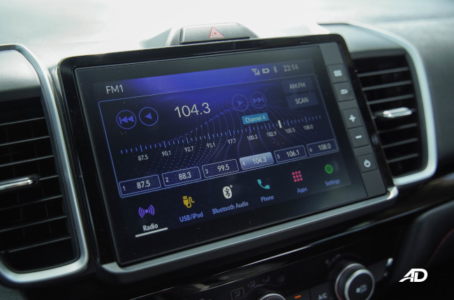 8-inch infotainment system