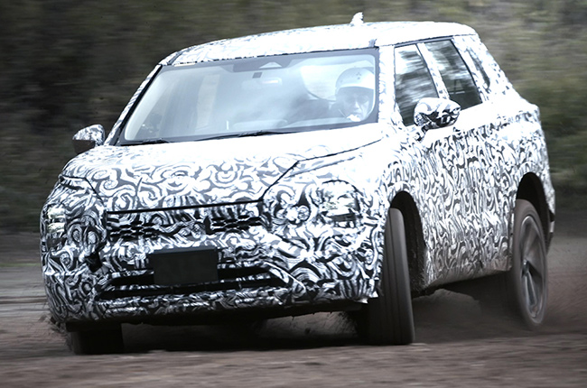 All-new Mitsubishi Outlander test run