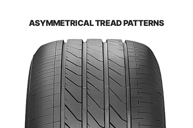 Asymmetrical Tread