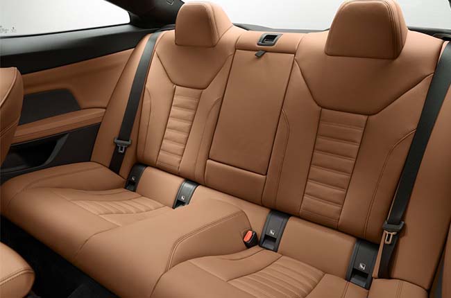 BMW 4 series rear passenger seat