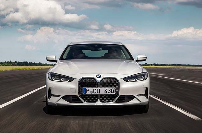 BMW 4 series white front