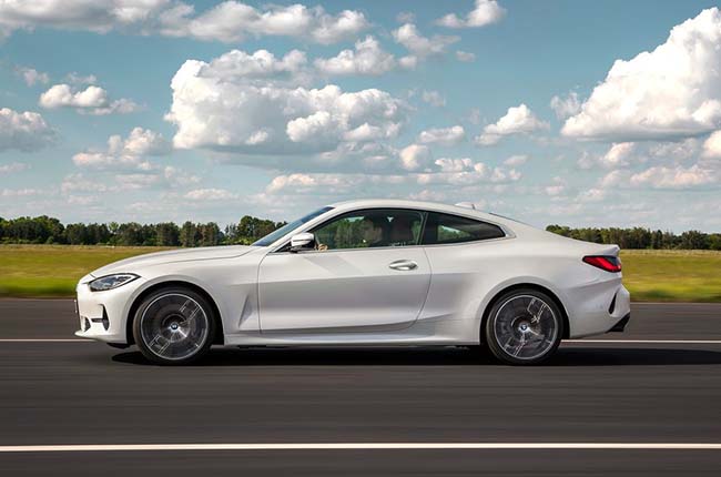 BMW 4 series white side