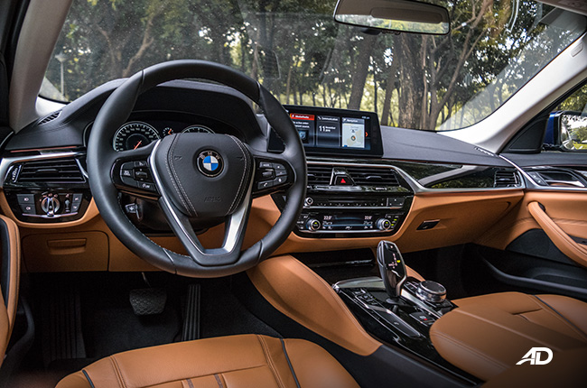 bmw 5 series 520i review road test dashboard interior philippines