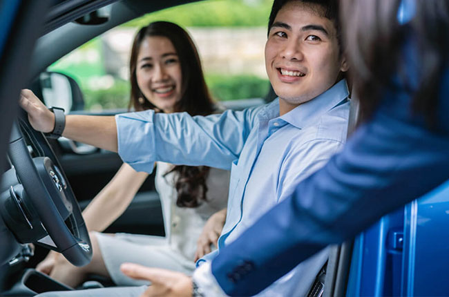 Bring a family member on your test drive