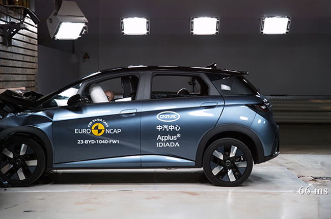 BYD Dolphin Front Impact