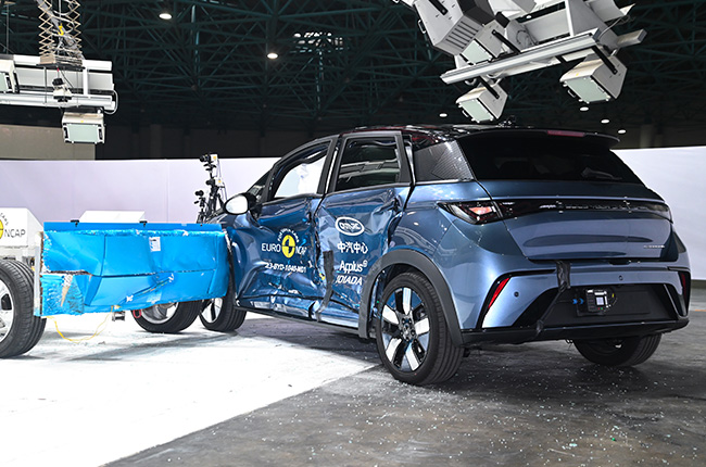 BYD Dolphin Side Impact