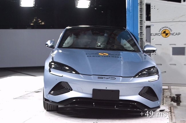 BYD Seal Side Impact