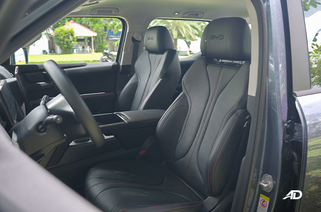 BYD Shark 6 DMO Front Seats