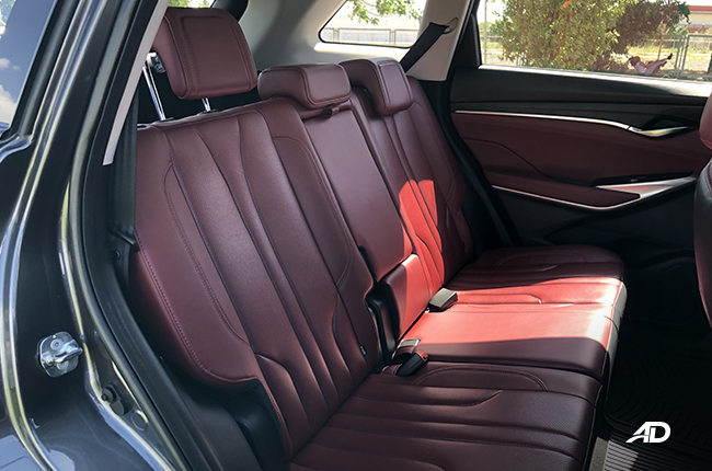 Changan CS75 Plus rear seats