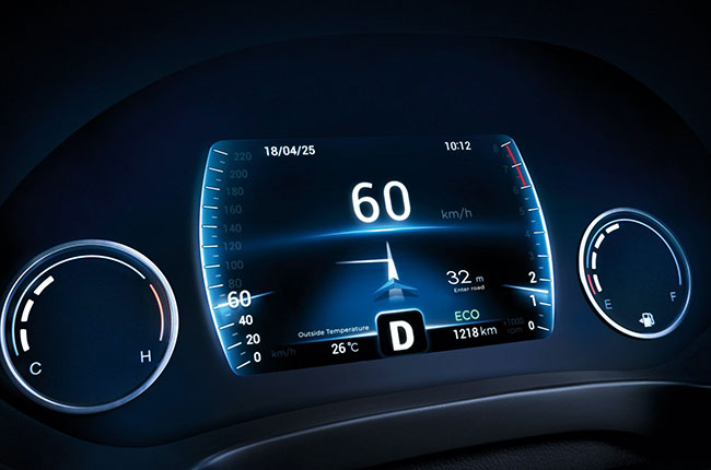 Chery Tiggo 8 gauge cluster