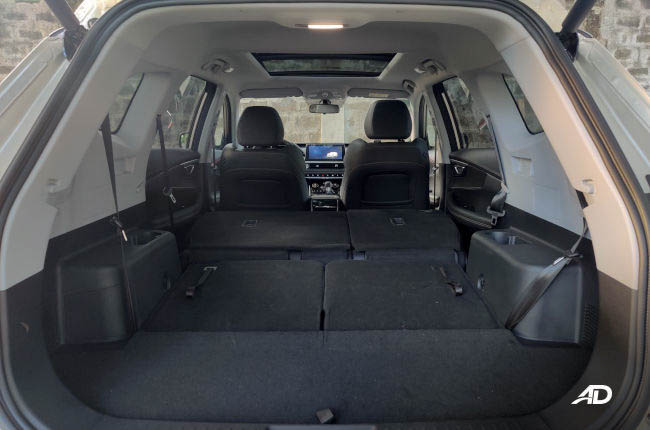 Chery Tiggo 8 Philippines Rear Cargo All seats down