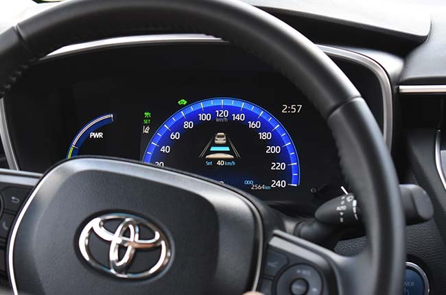Corolla Altis radar cruise control activated