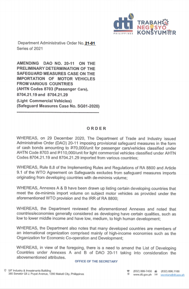 DTI DAO 20-11 amended page 1