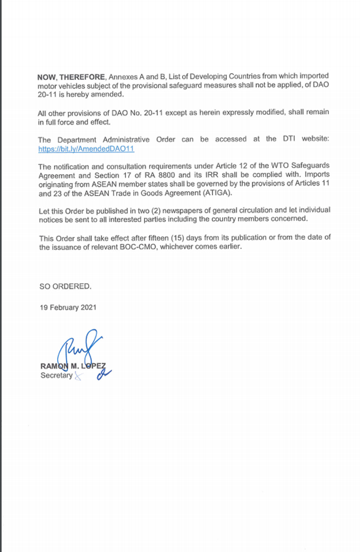 DTI DAO 20-11 amended page 2