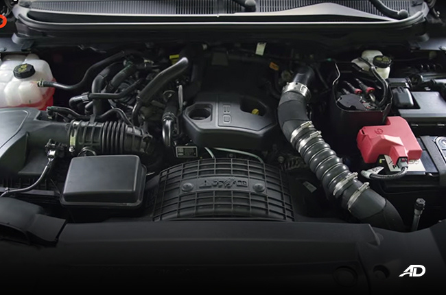 Ford Everest enginebay