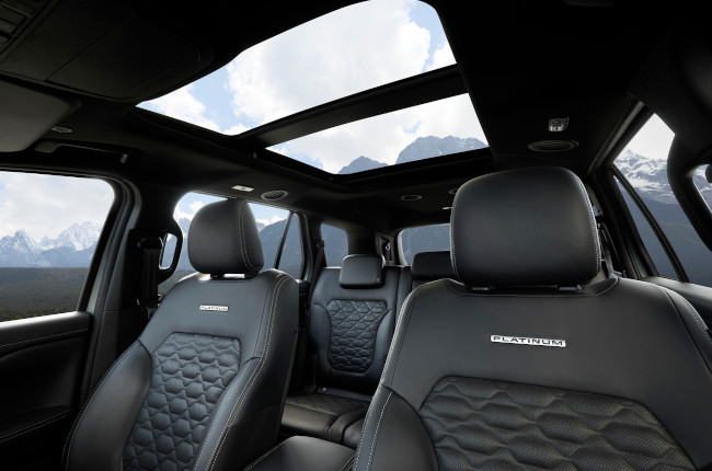 Ford Everest Platinum Interior