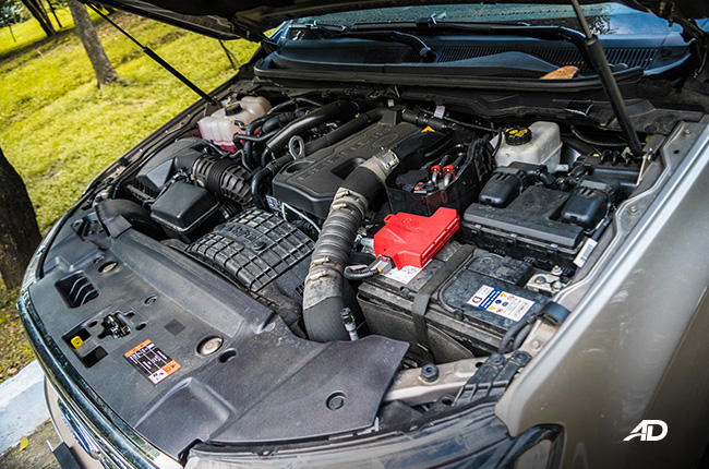 ford everest review road test engine diesel biturbo side view