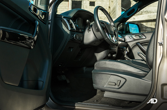 ford everest review road test front cabin interior