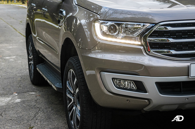 ford everest review road test headlights exterior philippines