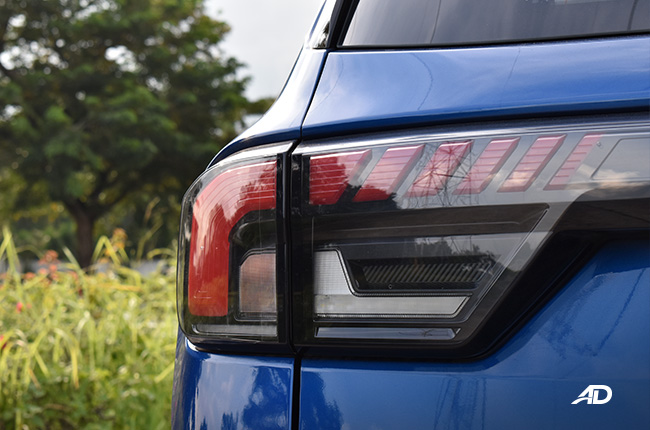 Ford Everest Sport exterior taillights