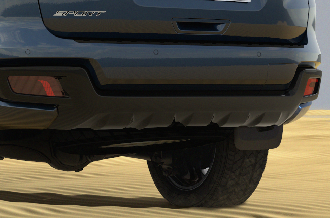 Ford Everest Sport Philippines Deep crystal blue rear skid plate